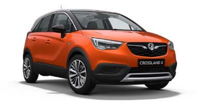 Vauxhall Crossland X - Available In Power Orange